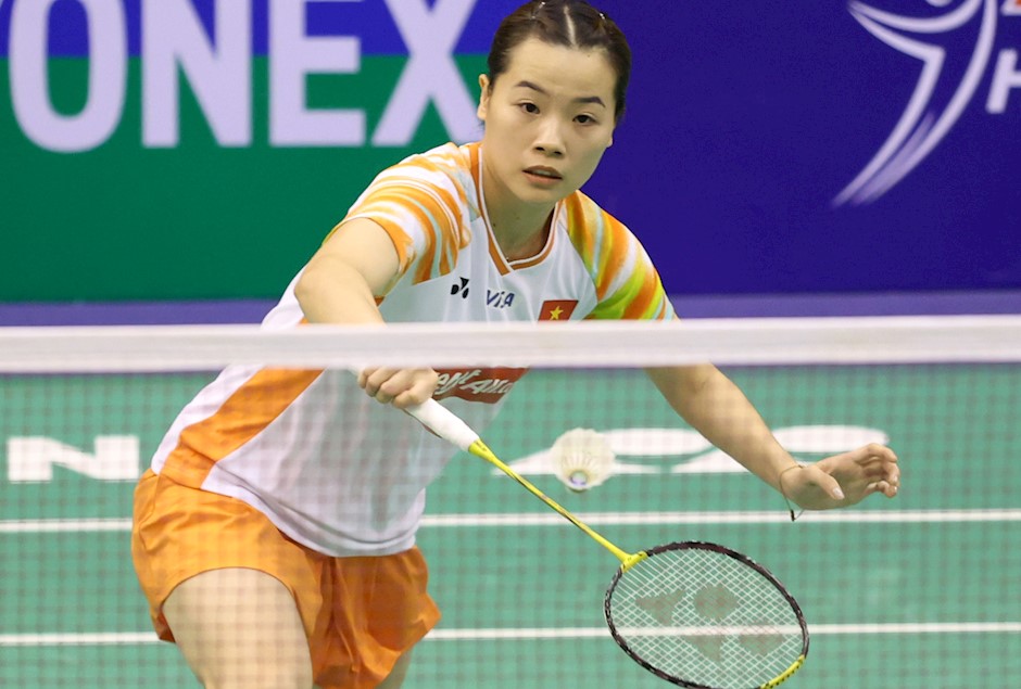 ty le s2 Tay vợt số 1 Việt Nam Nguyễn Thùy Linh thẳng tiến chung kết giải cầu lông Vietnam Open 2024