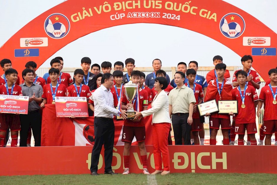 ty le s2 PVF vô địch vòng chung kết U15 Quốc gia 2024