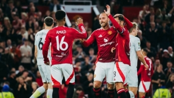 Man Utd chiến thắng 7 sao để thẳng tiến vào vòng 1/8 League Cup