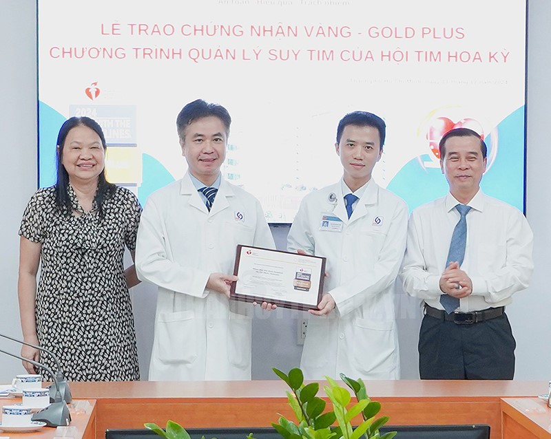 tỷ lệ s2 www7m  Bệnh viện đa khoa đầu tiên tại Việt Nam đạt “Chứng nhận vàng” trong điều trị suy tim